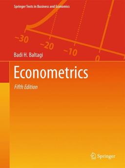 Econometrics 5th 9783642200588 Front Cover