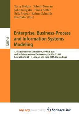 Enterprise, Business-Process and Information Systems Modeling Enterprise, Business-Process and Information Systems Modeling