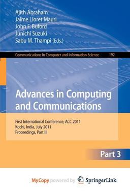 Advances in Computing and Communications, Part III