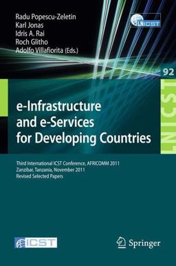 E-Infrastructure and e-Services for Developing Countries