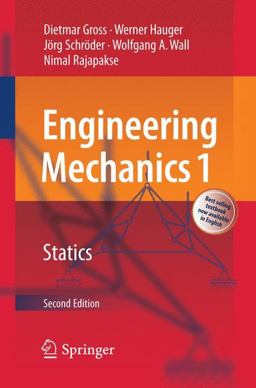 Engineering Mechanics 1 Statics 2nd 9783642303180 Front Cover