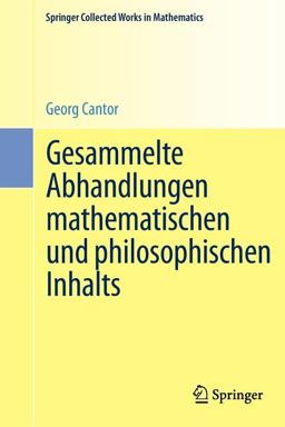 Gesammelte Abhandlungen Mathematischen und Philosophischen Inhalts