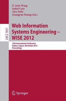 Web Information Systems Engineering - WISE 2012