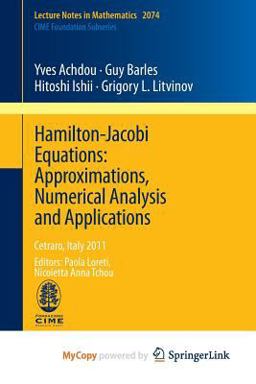 Hamilton-Jacobi Equations