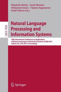 Natural Language Processing and Information Systems Natural Language Processing and Information Systems