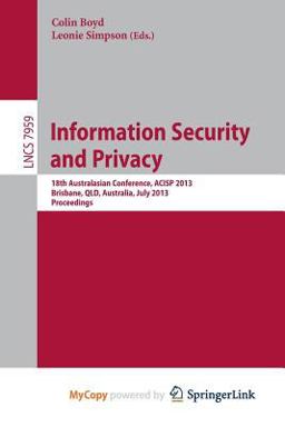 Information Security and Privacy