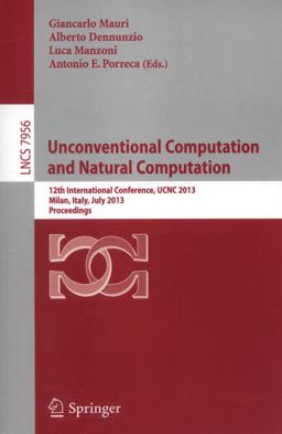 Unconventional Computation and Natural Computation Unconventional Computation and Natural Computation