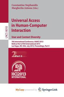 Universal Access in Human-Computer Interaction