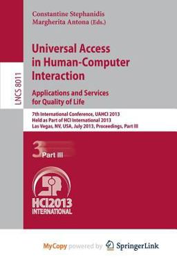 Universal Access in Human-Computer Interaction