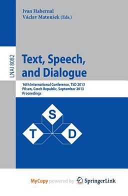 Text, Speech and Dialogue