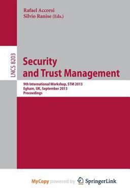 Security and Trust Management