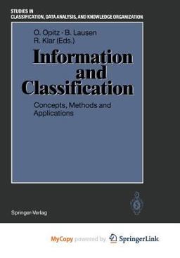 Information and Classification Information and Classification