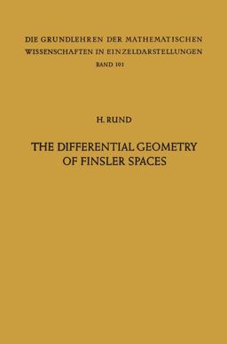 The Differential Geometry of Finsler Spaces