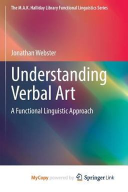 Understanding Verbal Art Understanding Verbal Art