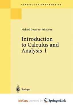 Introduction to Calculus and Analysis