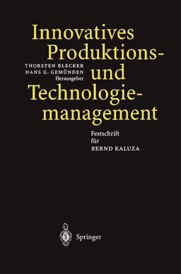 Innovatives Produktions-Und Technologiemanagement