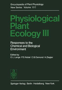 Physiological Plant Ecology III