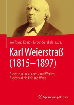 Karl Weierstraß (1815-1897) Karl Weierstraß (1815-1897)