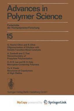 Advances in Polymer Science 15
