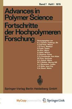 Fortschritte der Hochpolymeren Forschung