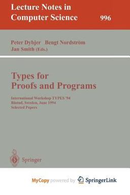Types for Proofs and Programs