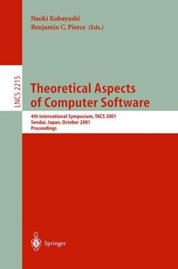Theoretical Aspects of Computer Software Theoretical Aspects of Computer Software