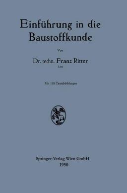 Einführung in Die Baustoffkunde