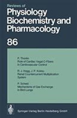 Reviews of Physiology, Biochemistry and Pharmacology