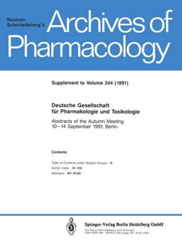 Deutsche Gesellschaft Für Pharmakologie und Toxikologie
