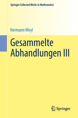 Gesammelte Abhandlungen III Gesammelte Abhandlungen III