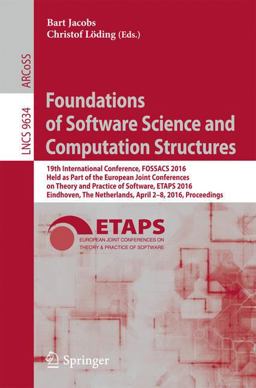 Foundations of Software Science and Computation Structures Foundations of Software Science and Computation Structures