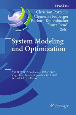 System Modeling and Optimization System Modeling and Optimization