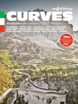 Curves: Northern Italy (2019 Reprint) Lombardy, South Tyrol, Veneto 2nd 9783667114488 Front Cover