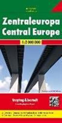 Freytag Berndt Autokarten, Zentraleuropa 1:2.000.000 Dec  9783707907568 Front Cover