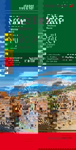 Freytag Berndt Autokarten, Sizilien-Palermo Top 10 Tips - Maßstab 1:150 000: Top 10 Tips Sehenswürdigkeiten. Top Citypläne. Ortsregister mit Postleitzahlen Dec  9783707909623 Front Cover