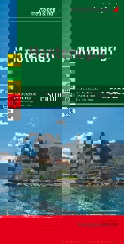 Freytag Berndt Autokarten, Montenegro - Maßstab 1:150.000 Dec  9783707910599 Front Cover