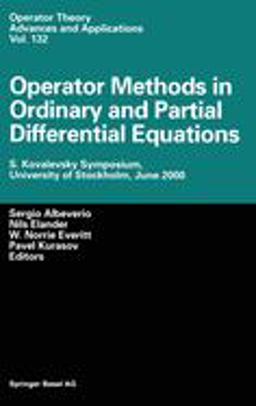 Operator Methods in Ordinary and Partial Differential Equations