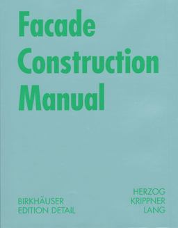 Facade Construction Manual  9783764371098 Front Cover