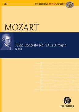 Wolfgang Amadeus Mozart Piano Concerto No. 23 in A Major, KV 488  9783795765408 Front Cover