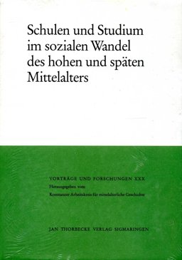 Schulen und Studium in Sozialen Wandel des Hohen und Späten Mittelalters