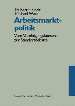Arbeitsmarktpolitik Arbeitsmarktpolitik