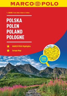 Marco Polo Reiseatlas Polen 1: 300 000  9783829736879 Front Cover