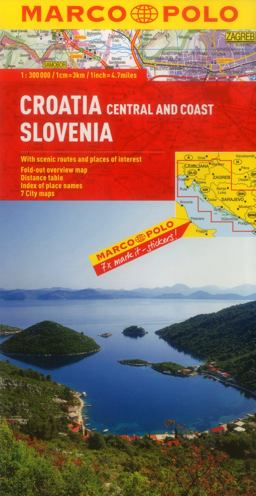 Marco Polo Croatia and Slovenia Map (1:300,000)
