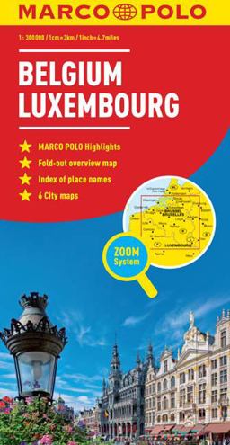 Marco Polo Travel Guide: Belgium Luxembourg  9783829767118 Front Cover