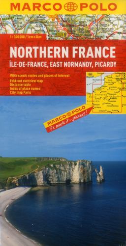 Northern France Marco Polo Map