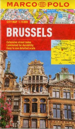 Brussels Marco Polo City Map  9783829769648 Front Cover