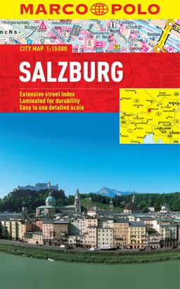 Salzburg Marco Polo Laminated City Map  9783829769761 Front Cover