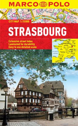 Strasbourg Marco Polo Laminated City Map  9783829769785 Front Cover