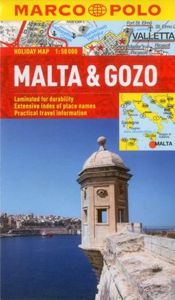 Malta and Gozo Marco Polo Holiday Map