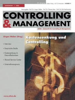 Kostensenkung und Controlling Kostensenkung und Controlling